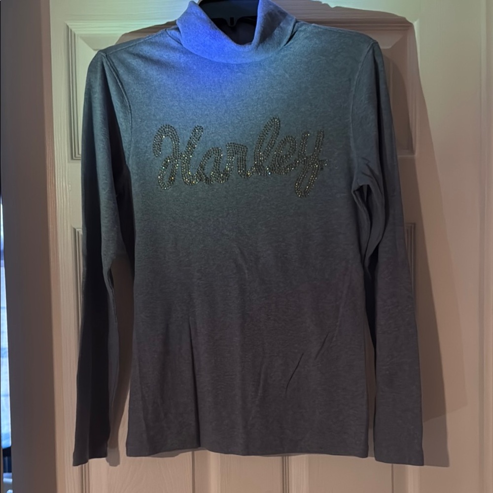 Harley Gray Long Sleeve Top
